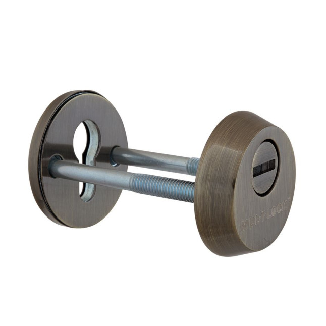 Протектор Mul-t-lock SL3 DIN ROUND 14,5 мм 48-53мм бронза античная 3клас ANTIQUE BRASS комплект, М8x65
