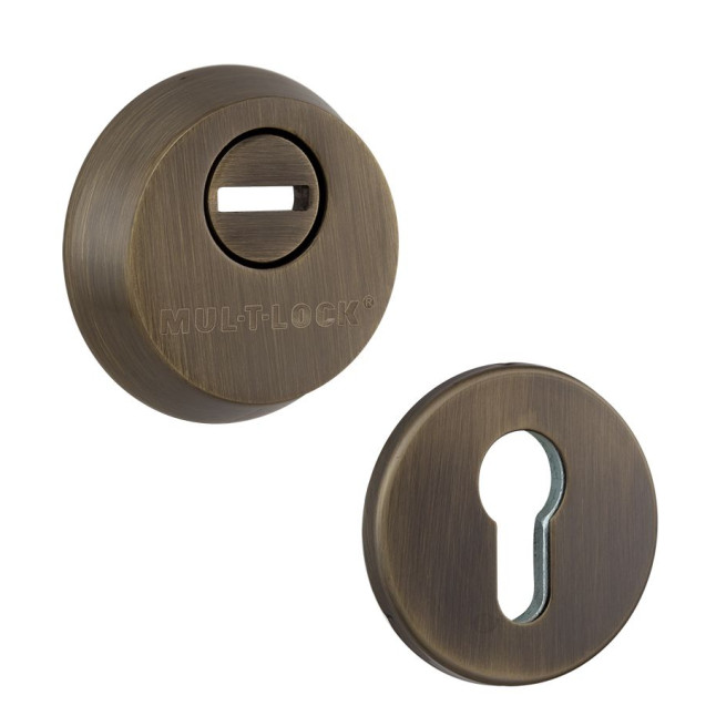 Протектор Mul-t-lock SL3 DIN ROUND 14,5 мм 58-63мм бронза античная 3клас ANTIQUE BRASS комплект, М8x75 Протектор Mul-t-lock SL3 DIN ROUND 14,5 мм 58-63мм бронза античная 3клас ANTIQUE BRASS комплект, М8x75