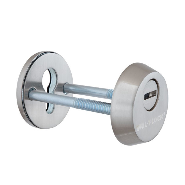 Протектор MUL-T-LOCK SL3 DIN ROUND 14,5мм 58-63мм Нерж.сталь_мат 3клас BRUSHED_NICKEL Комплект, М8х75