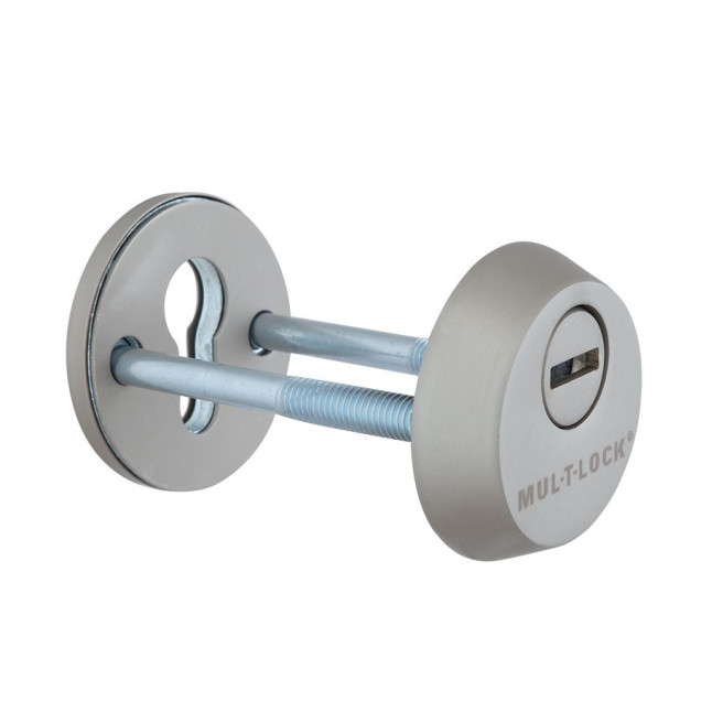 Протектор Mul-t-lock SL3 DIN ROUND 14,5 мм 48-53мм никель сатин 3клас NICKEL SATIN комплект, М8x65