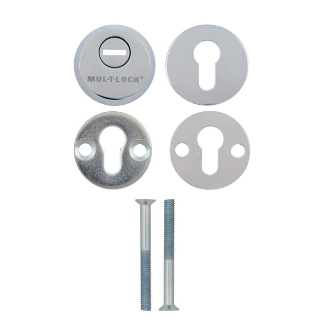 Протектор MUL-T-LOCK SL3 DIN ROUND 14,5мм 58-63мм Хром_полірований 3клас NICKEL_CHROME Комплект, М8х75