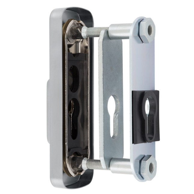 Протектор ROSTEX *ASTRA R3 DIN PLATE 22мм 38-55мм Нерж.сталь_мат 3клас NEREZ_MAT Комплект