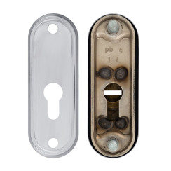 Протектор Rostex DECOR R3 DIN Plate 22мм 38-45мм хром мат 3клас CR MAT комплект Протектор Rostex DECOR R3 DIN Plate 22мм 38-45мм хром мат 3клас CR MAT комплект