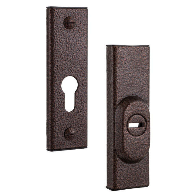 Протектор ROSTEX R3 DIN PLATE 22мм 38-55мм Фарба_коричнева_антік 3клас BROWN Комплект