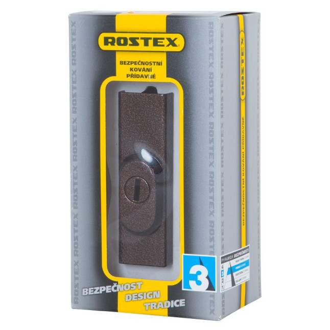 Протектор ROSTEX R3 DIN PLATE 22мм 38-55мм Фарба_коричнева_антік 3клас BROWN Комплект
