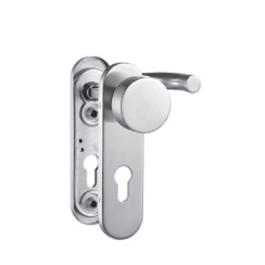 Набор фурнитуры ISEO 032403 (72мм MUV-FIX CYL HOLE) P P:silver (RAL 9006) 9мм  Набор фурнитуры ISEO 032403 (72мм MUV-FIX CYL HOLE) P P:silver (RAL 9006) 9мм