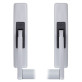 Замок JPM для евакуаційного виходу накладний 890200-01-0-Z_Cross_bar_89_Rim_latch P P: silver (RAL9006)/P: silver (RAL9006) 2 Locking 850мм