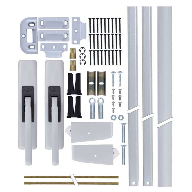 Замок JPM для евакуаційного виходу накладний 890200-01-0-Z_Cross_bar_89_Rim_latch P P: silver (RAL9006)/P: silver (RAL9006) 2 Locking 850мм