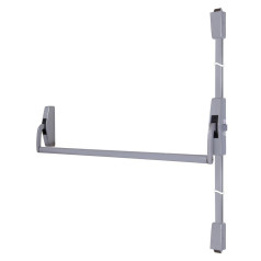 Замок JPM для эвакуационного выхода накладной 890300-01-2-Z Cross bar 89 Rim latch P P: silver (RAL9006)/P: silver (RAL9006) 3 Locking 850мм  Замок JPM для эвакуационного выхода накладной 890300-01-2-Z Cross bar 89 Rim latch P P: silver (RAL9006)/P: silver (RAL9006) 3 Locking 850мм