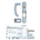 Ручка JPM внешняя EN3000-13-0-A trim Outside for DIN CYL P P:silver (RAL 9006) 9мм Ручка JPM внешняя EN3000-13-0-A trim Outside for DIN CYL P P:silver (RAL 9006) 9мм