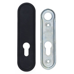 Щиток NEMEF 2933/02 (CYL_HOLE) N N: black (RAL 9005) 9мм