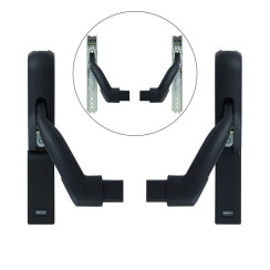 Замок NEMEF для евакуаційного виходу накладний 3650/1 N N: black (RAL 9005) 2 Locking 9мм