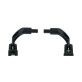 Замок NEMEF для евакуаційного виходу накладний 3650/1 N N: black (RAL 9005) 2 Locking 9мм