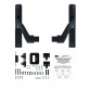 Замок NEMEF для евакуаційного виходу накладний 3650/1 N N: black (RAL 9005) 2 Locking 9мм