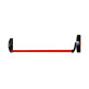 Замок TESA для евакуаційного виходу накладний 1910908 NR N: black (RAL 9005)/R: red (RAL 3000) 1 Locking 900мм 8мм