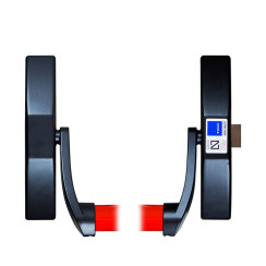 Замок TESA для евакуаційного виходу накладний 1910908 NR N: black (RAL 9005)/R: red (RAL 3000) 1 Locking 900мм 8мм