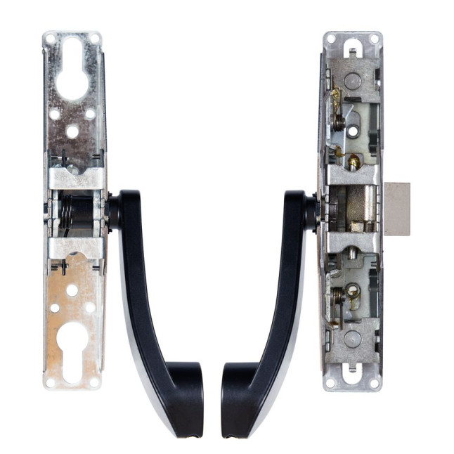 Замок TESA для евакуаційного виходу накладний 1910908 NV N: black (RAL 9005)/ V: green (RAL 6002) 1 Locking 900мм 8мм