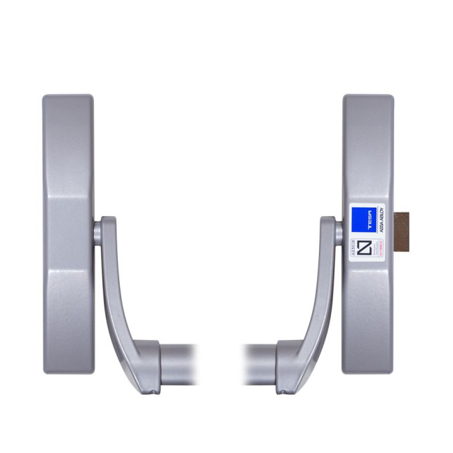 Замок TESA для эвакуационного выхода накладной 1910908 PP P: silver (RAL9006)/P: silver (RAL9006) 1 Locking 900мм 8мм Замок TESA для эвакуационного выхода накладной 1910908 PP P: silver (RAL9006)/P: silver (RAL9006) 1 Locking 900мм 8мм