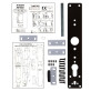 Замок TESA для эвакуационного выхода накладной 1910908 PP P: silver (RAL9006)/P: silver (RAL9006) 1 Locking 900мм 8мм Замок TESA для эвакуационного выхода накладной 1910908 PP P: silver (RAL9006)/P: silver (RAL9006) 1 Locking 900мм 8мм