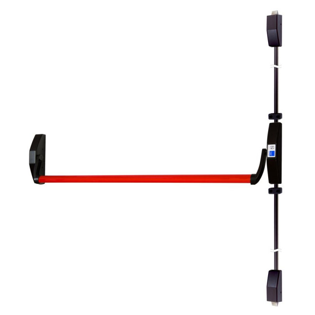 Замок TESA для эвакуационного выхода накладной 1930908 NR N: black (RAL 9005)/R: red (RAL 3000) 2 Locking 900мм 8мм Замок TESA для эвакуационного выхода накладной 1930908 NR N: black (RAL 9005)/R: red (RAL 3000) 2 Locking 900мм 8мм