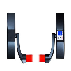 Замок TESA для евакуаційного виходу накладний 1930908 NR N: black (RAL 9005)/R: red (RAL 3000) 2 Locking 900мм 8мм