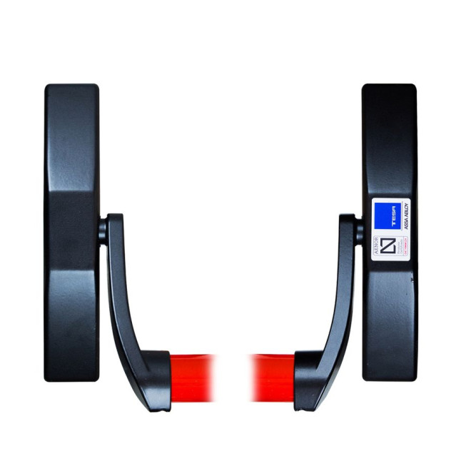 Замок TESA для эвакуационного выхода накладной 1930908 NR N: black (RAL 9005)/R: red (RAL 3000) 2 Locking 900мм 8мм Замок TESA для эвакуационного выхода накладной 1930908 NR N: black (RAL 9005)/R: red (RAL 3000) 2 Locking 900мм 8мм
