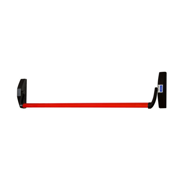 Ручка TESA для евакуаційного виходу врізний 1970909 NR N: black (RAL 9005)/R: red (RAL 3000) 900мм 9мм