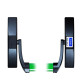 Ручка TESA для евакуаційного виходу врізний 1970909 NV N: black (RAL 9005)/ V: green (RAL 6002) 900мм 9мм
