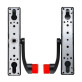 Ручка TESA для евакуаційного виходу врізний 19709G9 NR N: black (RAL 9005)/R: red (RAL 3000) 1 Locking 900мм 9мм для електромеханічних замків ABLOY