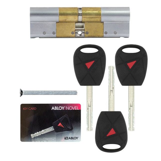 Циліндр ABLOY DIN_MOD_KK CY322 NOVEL 85 HCR 37,5x47,5 CAM30 3KEY NOV_U_45mm_ELONG UA55SS BOX Циліндр ABLOY DIN_MOD_KK CY322 NOVEL 85 HCR 37,5x47,5 CAM30 3KEY NOV_U_45mm_ELONG UA55SS BOX