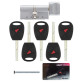 Циліндр ABLOY DIN_MOD_KT CY323 NOVEL 64 HCR 32,5x31,5T TO_HCR CAM30 5KEY NOV_U_45mm_ELONG UA55SS BOX