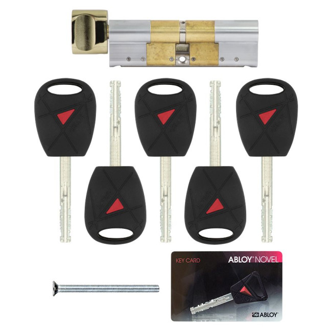 Цилиндр Abloy DIN MOD KT CY323 NOVEL 69 HCR 37,5x31,5T TO Kila CAM30 5KEY NOV U 45mm ELONG UA55SS BOX