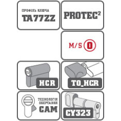 Цилиндр Abloy DIN MOD KT CY323 *PROTEC 2 62 HCR 31x31T TO HCR CAM30 M/S TA77ZZ BOX Цилиндр Abloy DIN MOD KT CY323 *PROTEC 2 62 HCR 31x31T TO HCR CAM30 M/S TA77ZZ BOX