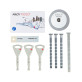 Цилиндр Abloy RIM HARD CY054 *PROTEC 2 38-44 CR TAIL F 3KEY TA77ZZ BOX