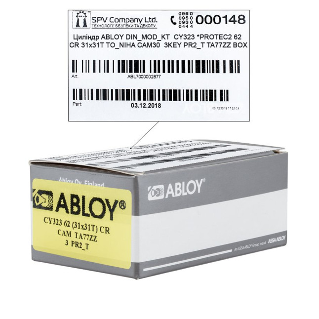 Цилиндр Abloy DIN MOD KT CY323 *PROTEC 2 97 CR 46x51T TO NIHA CAM30 3KEY PR2 T TA77ZZ BOX Цилиндр Abloy DIN MOD KT CY323 *PROTEC 2 97 CR 46x51T TO NIHA CAM30 3KEY PR2 T TA77ZZ BOX