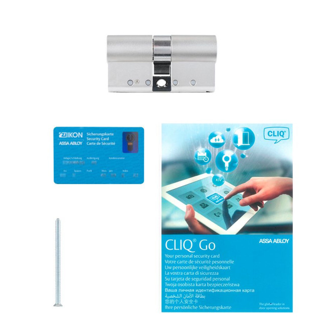 Циліндр IKON DIN_KK e-CLIQ 95 NST 45ix50 CAM30 CLIQ_GO M/S