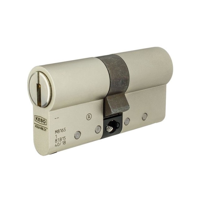Циліндр KESO DIN_MOD_KK B 8000_?2 100 NM 50x50 CAM30 3KEY TR_PETROL_LONG_38mm BOX