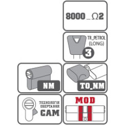 Цилиндр KESO DIN MOD KT B 8000 ?2 100 NM 50x50T TO NM CAM30 3KEY TR PETROL LONG 38mm BOX Цилиндр KESO DIN MOD KT B 8000 ?2 100 NM 50x50T TO NM CAM30 3KEY TR PETROL LONG 38mm BOX