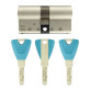 Циліндр KESO DIN_MOD_KK B 8000_?2 65 NM 30x35 CAM30 3KEY TR_PETROL_LONG_38mm BOX