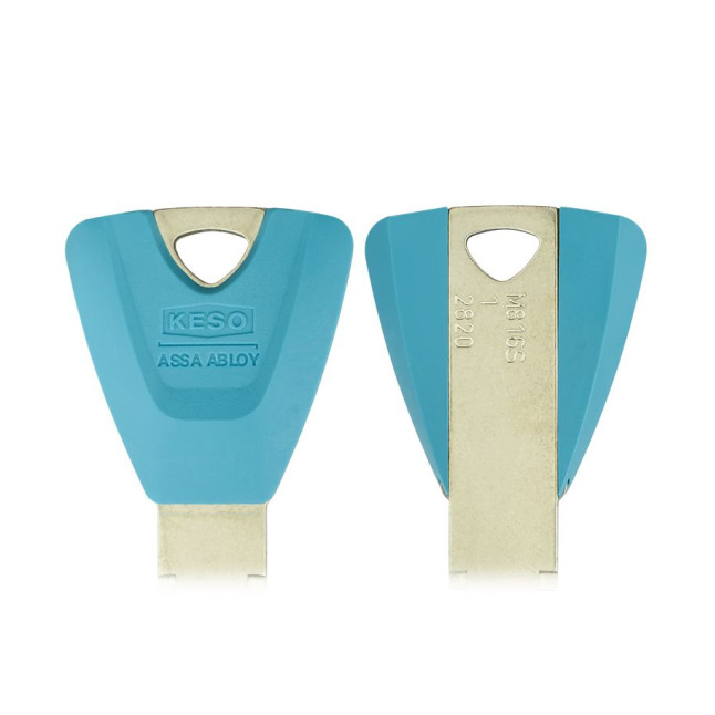 Циліндр KESO DIN_MOD_KK B 8000_?2 65 NM 30x35 CAM30 3KEY TR_PETROL_LONG_38mm BOX