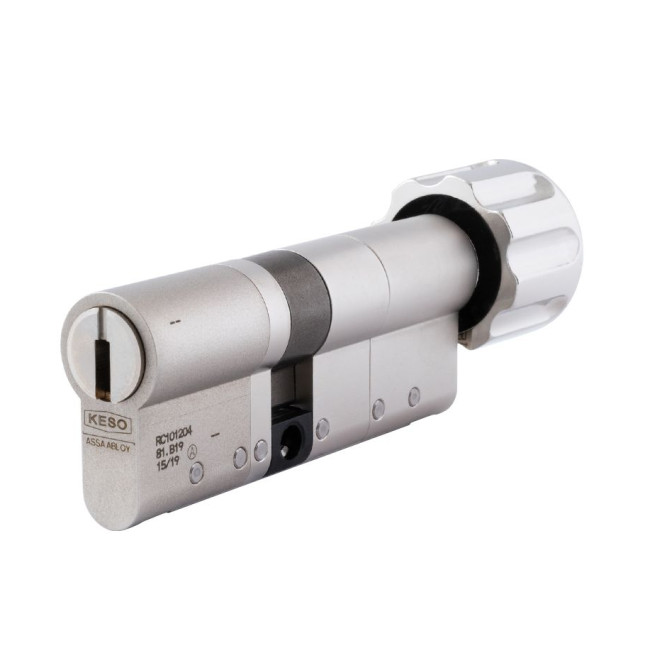 Циліндр KESO DIN_MOD_KT B 8000_?2 80 NM 35x45T TO_NM CAM30 3KEY TR_PETROL_LONG_38mm BOX