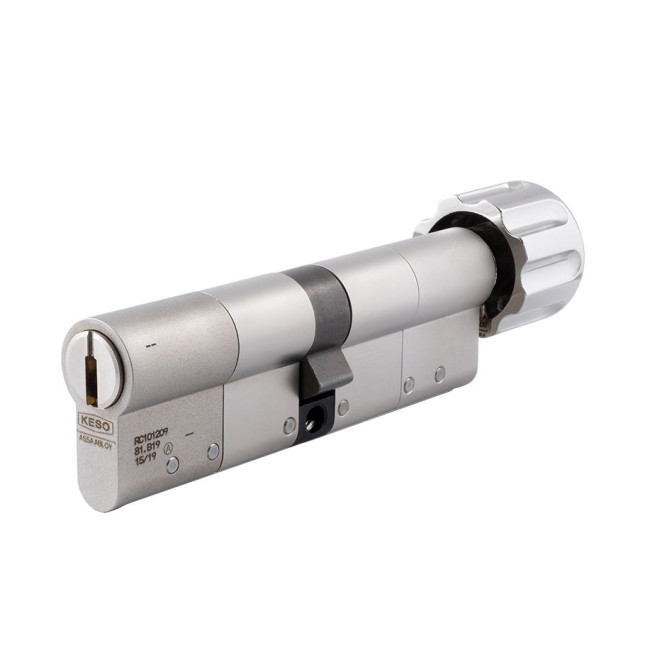 Циліндр KESO DIN_MOD_KT B 8000_?2 95 NM 45x50T TO_NM CAM30 3KEY TR_FLUO BERRY_EXTRALONG_42,5mm BOX
