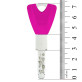 Циліндр KESO DIN_MOD_KT B 8000_?2 95 NM 45x50T TO_NM CAM30 3KEY TR_FLUO BERRY_EXTRALONG_42,5mm BOX