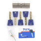 Циліндр MUL-T-LOCK DIN_KK 7x7 95 NST 35x60 CAM30 5KEY DND77_BLUE 0767 BOX_M