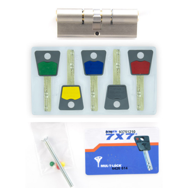 Циліндр MUL-T-LOCK DIN_KK 7x7 90 NST 40x50 CAM90 5KEY DND77_GREY_INS 0767 BOX_M