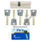 Циліндр MUL-T-LOCK DIN_KK 7x7 92 NST 27х65 CAM30 3in1 3KEY+1KEY+1KEY DND77_GREY_INS 0767 BOX_C
