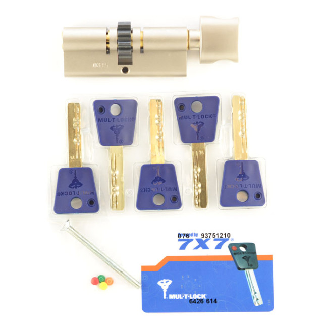 Цилиндр Mul-t-lock DIN HALF T 7x7 64,5 NST 9,5x55T TO NST CGW 0767 BOX M