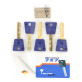 Цилиндр Mul-t-lock DIN HALF K 7x7 42,5 NST 33x9,5 CAM30 5KEY DND77 BLUE 0767 BOX M