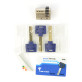 Цилиндр Mul-t-lock DIN HALF K XP *Interactive+ 40,5 NST 31x9,5 CGW 3KEY DND3D BLUE INS 264S+ BOX S