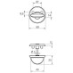 Накладка WC Abloy turning knob 0350 still kila хром